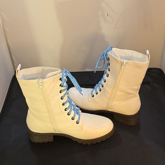 BRAND NEW DREAM PAIRS LACE-UP ROUND-TOE WOMEN'S BOOTS - Picture 5 of 14